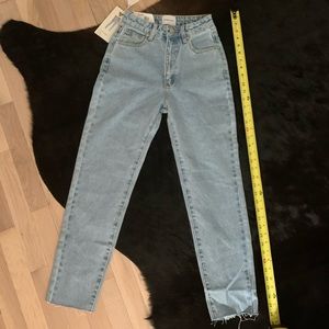 Abrand high-waisted mom jeans